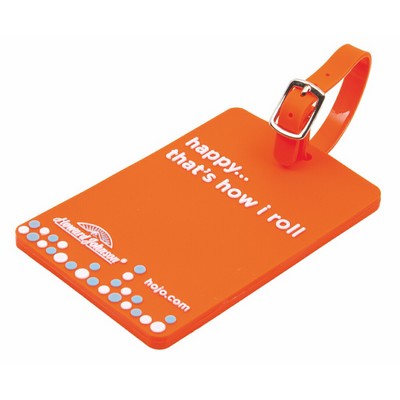 Soft PVC 2D Luggage Tag