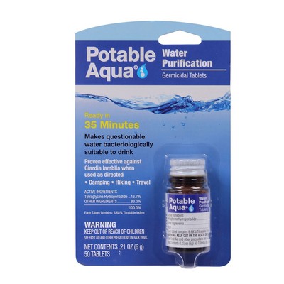 Potable Aqua Water Purification Tablets