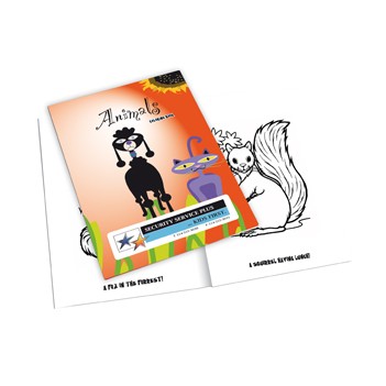 Animals Coloring Book w/Stock Cover & Stock Coloring Images