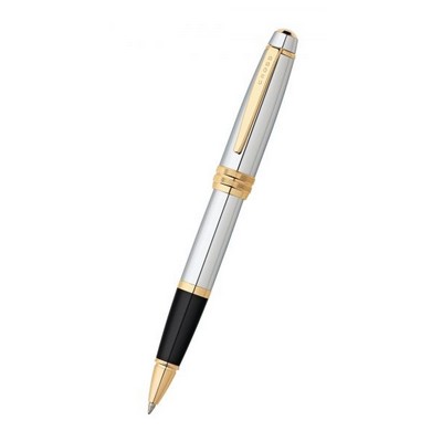 Bailey™ Medalist® Chrome & 23KT Gold Gel Rollerball Pen