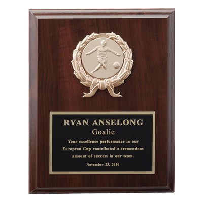 Plaque w/Black Plate Takes 2" Insert (7"x9")