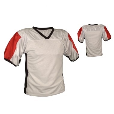 Youth Dazzle Cloth/ Light Weight Tricot Mesh Football Jersey Shirt w/ Double Yoke