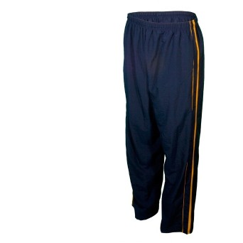 Adult Taslan Lined Pull-On Warm Up Pant w/ Piping & Open Bottom