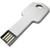 Stainless Steel Key USB Drive w/Flat Top