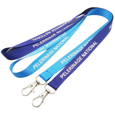 3/4" Nylon Custom Printed Lanyard