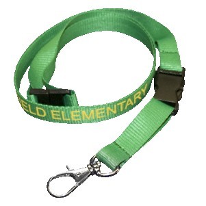 3 Day: Custom Printed 1/2" Flat Lanyard w/Clasp, Buckle, Snap Breakaway