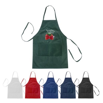 Butcher Style Cotton Twill Apron