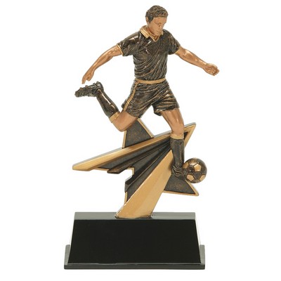 Soccer, Male, Star Power Sport Resins - 7"