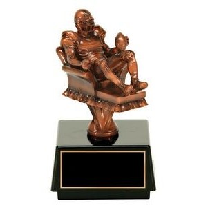 Football Sports Sculpture - 5-1/8" x 6-1/4"