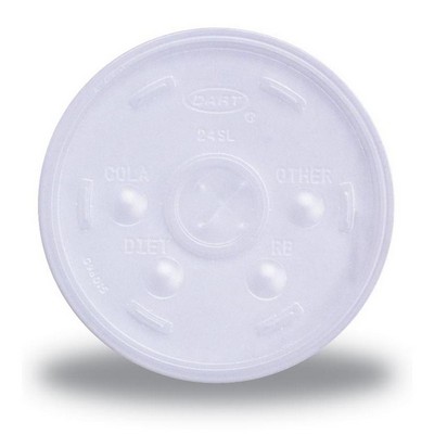 Straw-Slotted Lid, 10 oz. Foam Cup