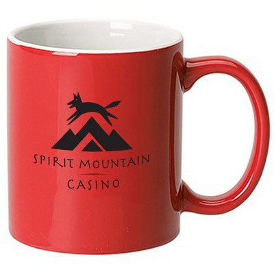 11 Oz. Two Tone C-Handle Mug