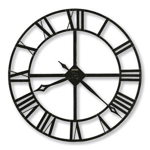 Howard Miller Lacy II wrought iron round wall clock