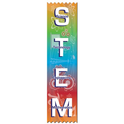 Stem Pinked Top Award Ribbon