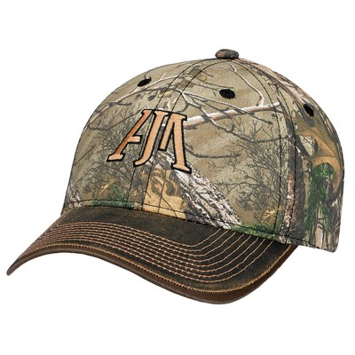 Weathered Polycotton Realtree® Camouflage Cap