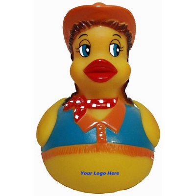 Cowgirl Rubber Duck