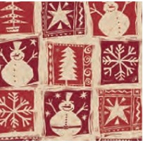 Homespun Christmas Kraft Christmas Gift Wrap (833'x30" or 36")