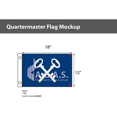 Quartermaster Deluxe Flags 12x18 inch