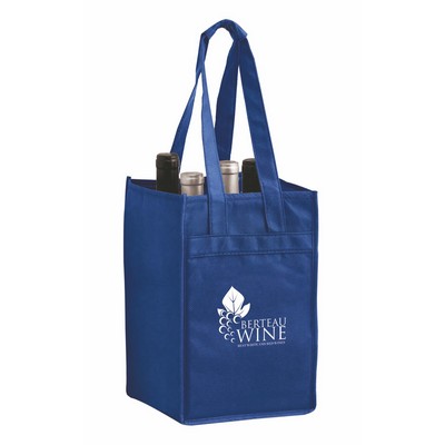 4 Bottle Wine Tote Bag