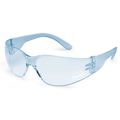 Pacific blue frame, universal-fit temple, pacific blue lens, Starlite safety glasses