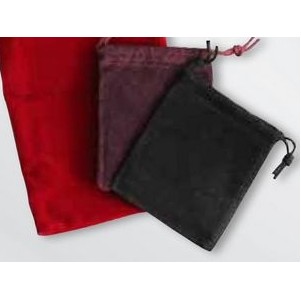 Black Velveteen Pouch (2.75""x3.25")