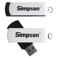 Bradford Metal USB Drive (256 MB)