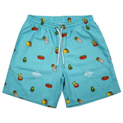 Mens Allover Print Board Shorts