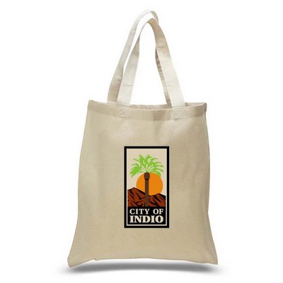 6 Oz. Cotton Canvas Tote Bag