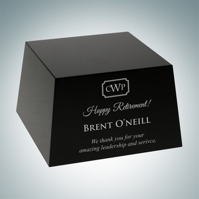 Optional Crystal Base - Black Slant