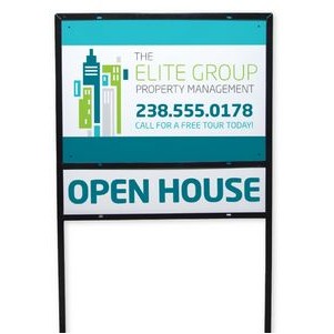 Full Color Aluminum Composite Metal Yard Sign (18"x24")