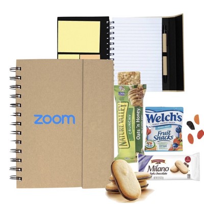 Eco Friendly Journal with Snacks