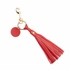 Leather Tassel Key Fob