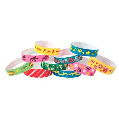 Stock Preprinted Tyvek Event Wristband (Over 21 UV Ink)