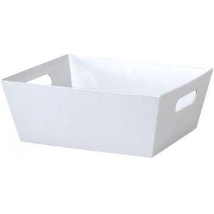 Medium Solid White Gift Basket Market Tray