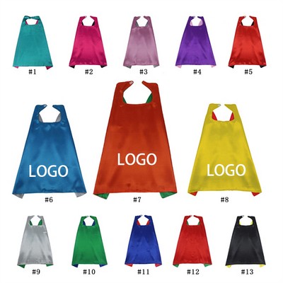 Double Layer Closure Children Superhero Capes