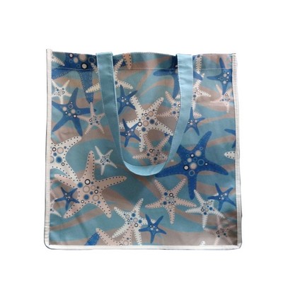 100% Cotton Full Color Tote Bag (12"x13"x8")