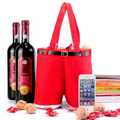 Christmas Wine bag gift Candy bag