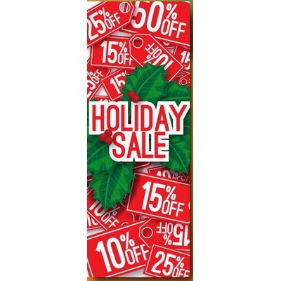 3'x8' Vertical Polyester Holiday Flags & Banner (Holiday Sale)