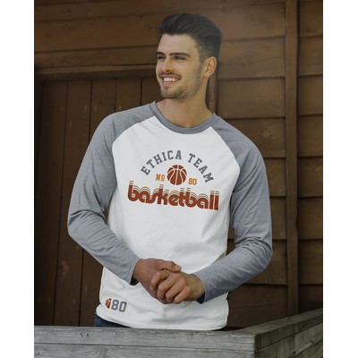 Unisex raglan long sleeve t-shirt