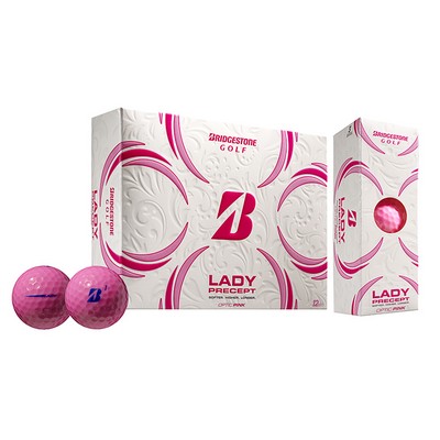 Bridgestone Lady Precept Golf Balls w/ Free Setup