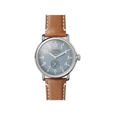 Shinola The Runwell Leather Strap Watch