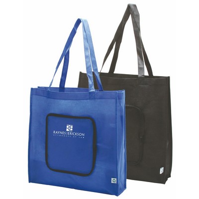 Mannitok® Recyclable Folding Shopper Tote