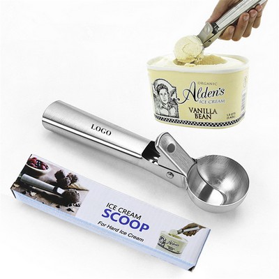 Stainless Steel Ice Cream Scoop with Trigger