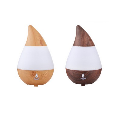 Wood Grain Water Drop Shape Essential Oil Humidifier