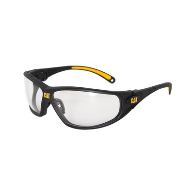 Caterpillar® Black/Clear Safety Glasses