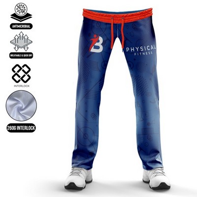 Men's and Kids' Sublimation Track Pants - 280G Spandex Interlock