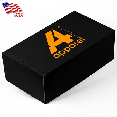 Screen Printed Black Corrugated Medium Box For Mailers, Gifting & Kits