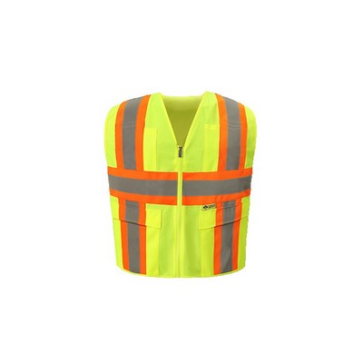 Bulk Order - Lime Contrast Hi-Vis Vest