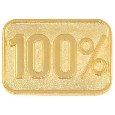 100% Lapel Pin