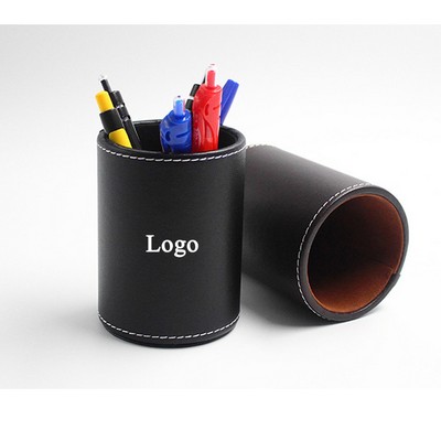 PU Leather Pen Holder