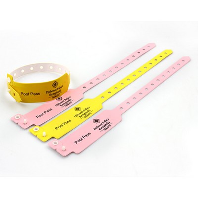 Wide Vinyl Wristband